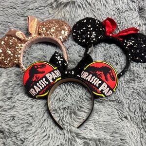 Disney Black and Gold Halloween Costume Headbands